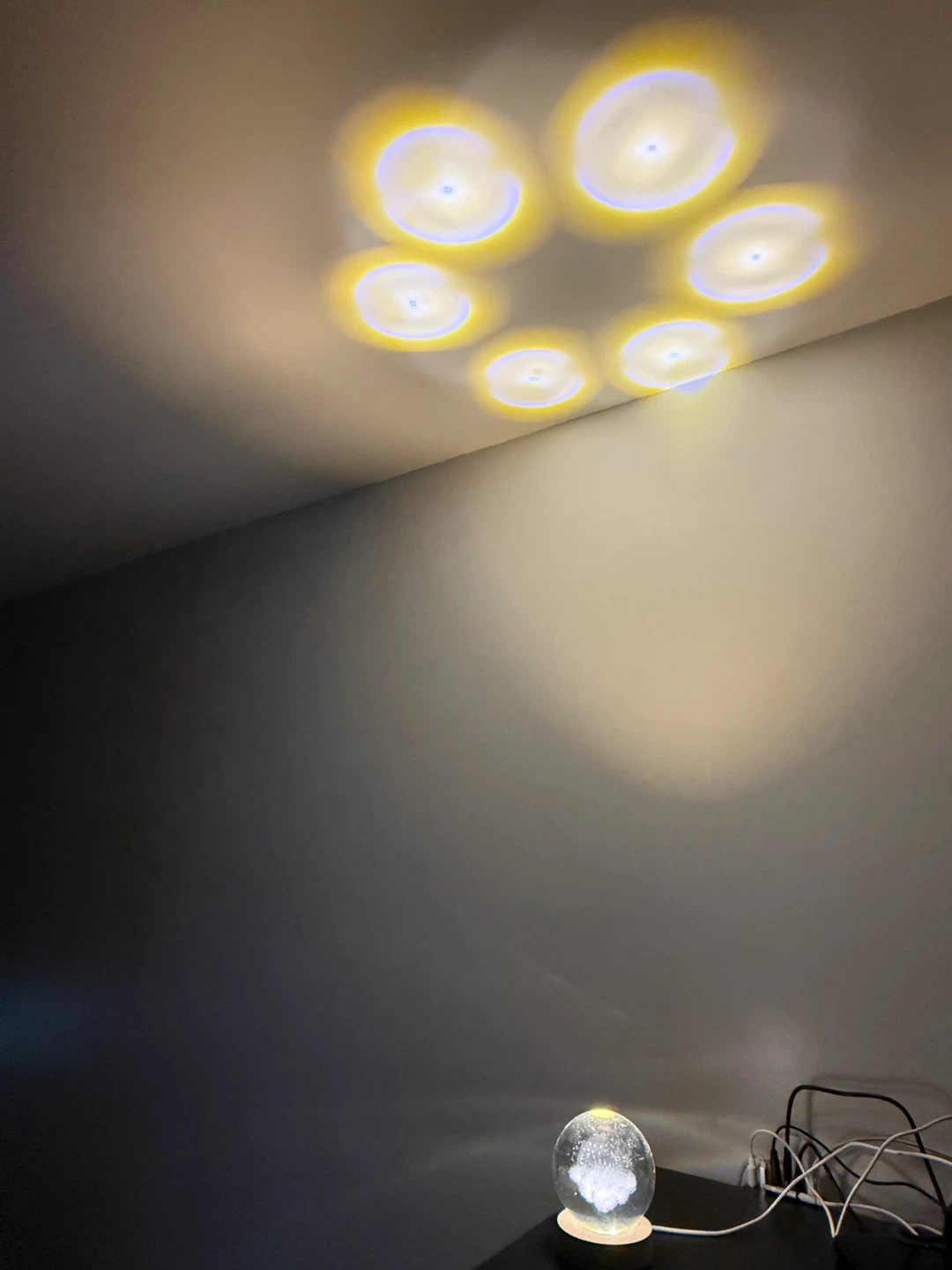 3D Floating Cloud Crystal Orb Light - photo 4