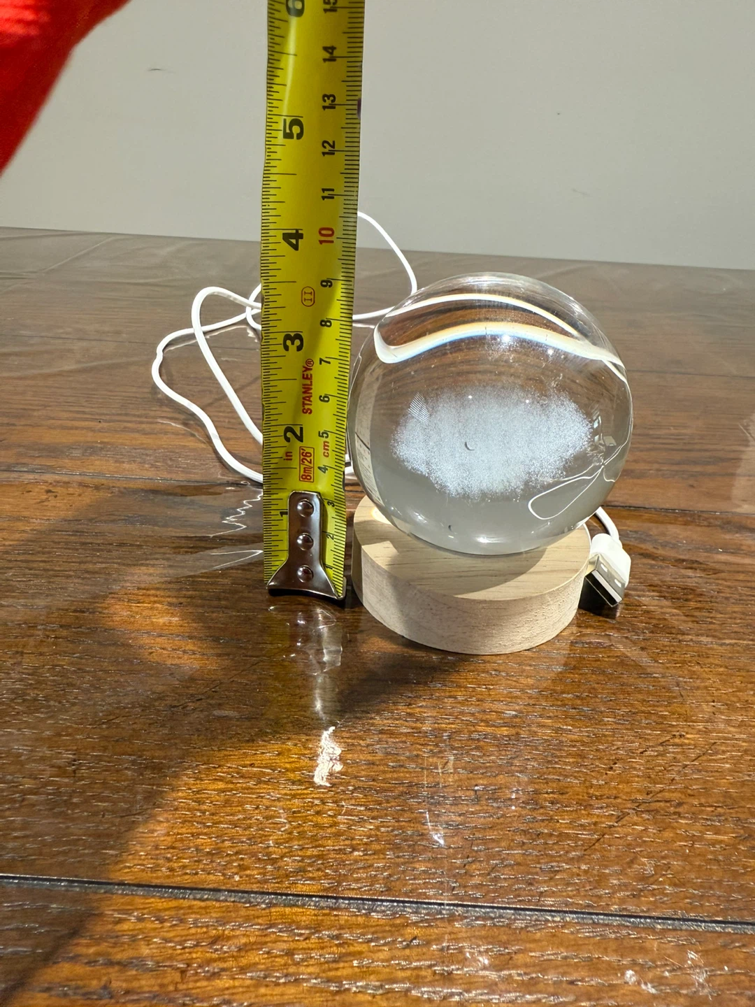 3D Floating Cloud Crystal Orb Light - photo 3