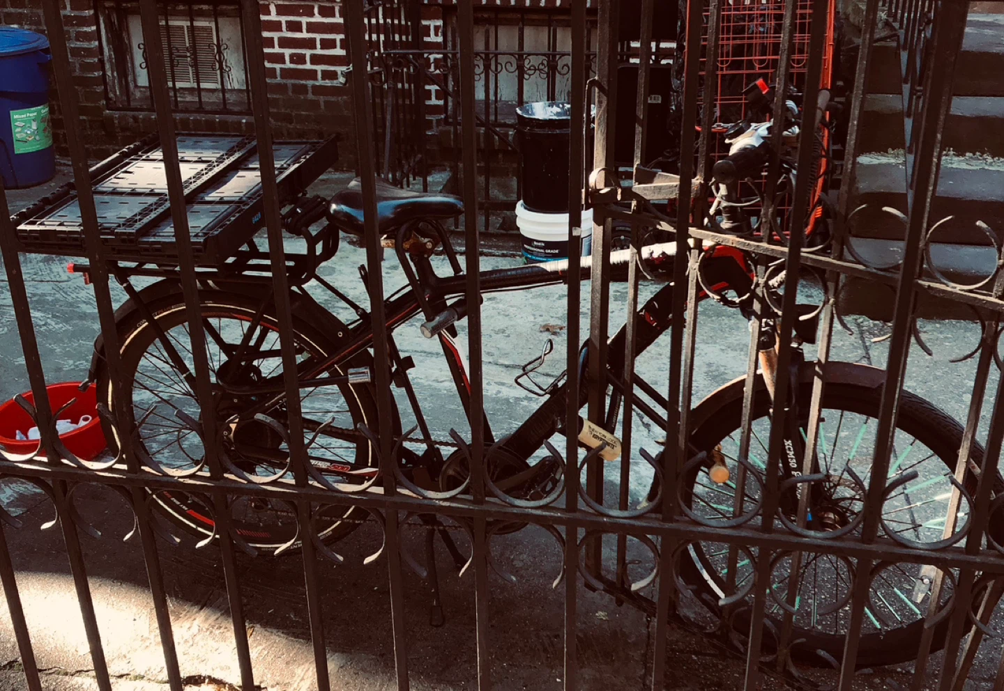 Black Electric Bike with Rear Rack - photo 5