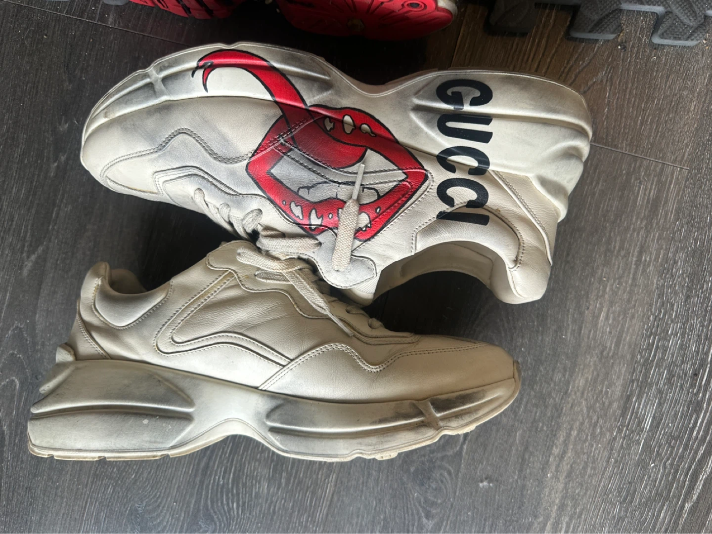 Gucci Ace Sneaker with Red Devil Detail