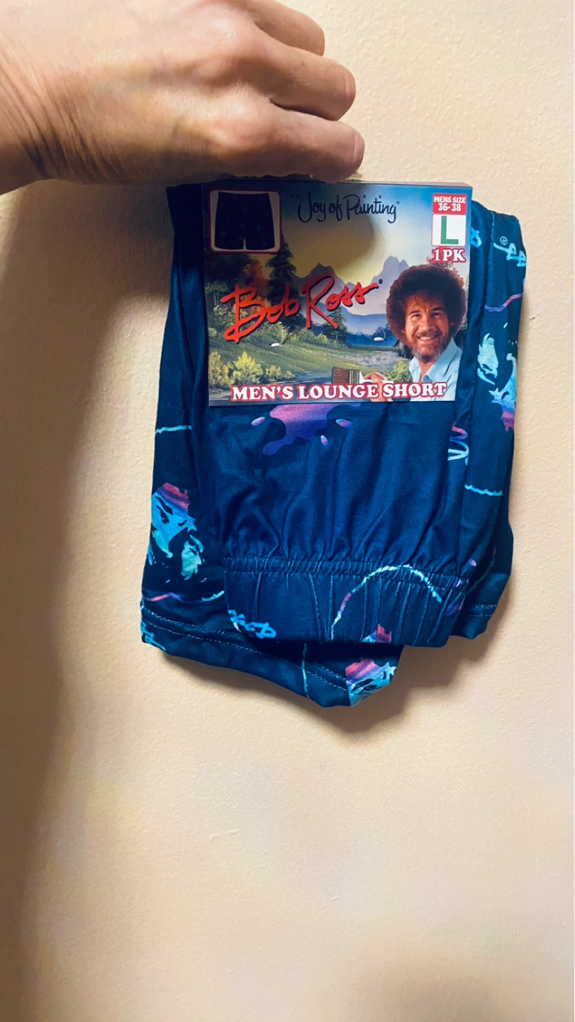 Mens Bob Ross lounge shorts size large - photo 3