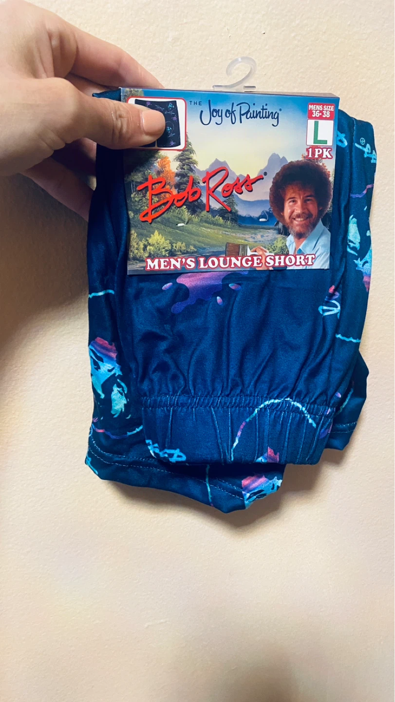 Mens Bob Ross lounge shorts size large - photo 4