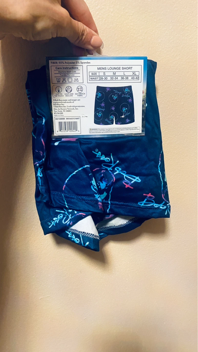 Mens Bob Ross lounge shorts size large - photo 5