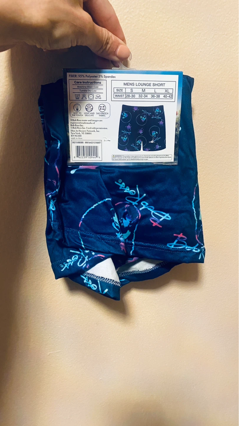 Mens Bob Ross lounge shorts size large - photo 2