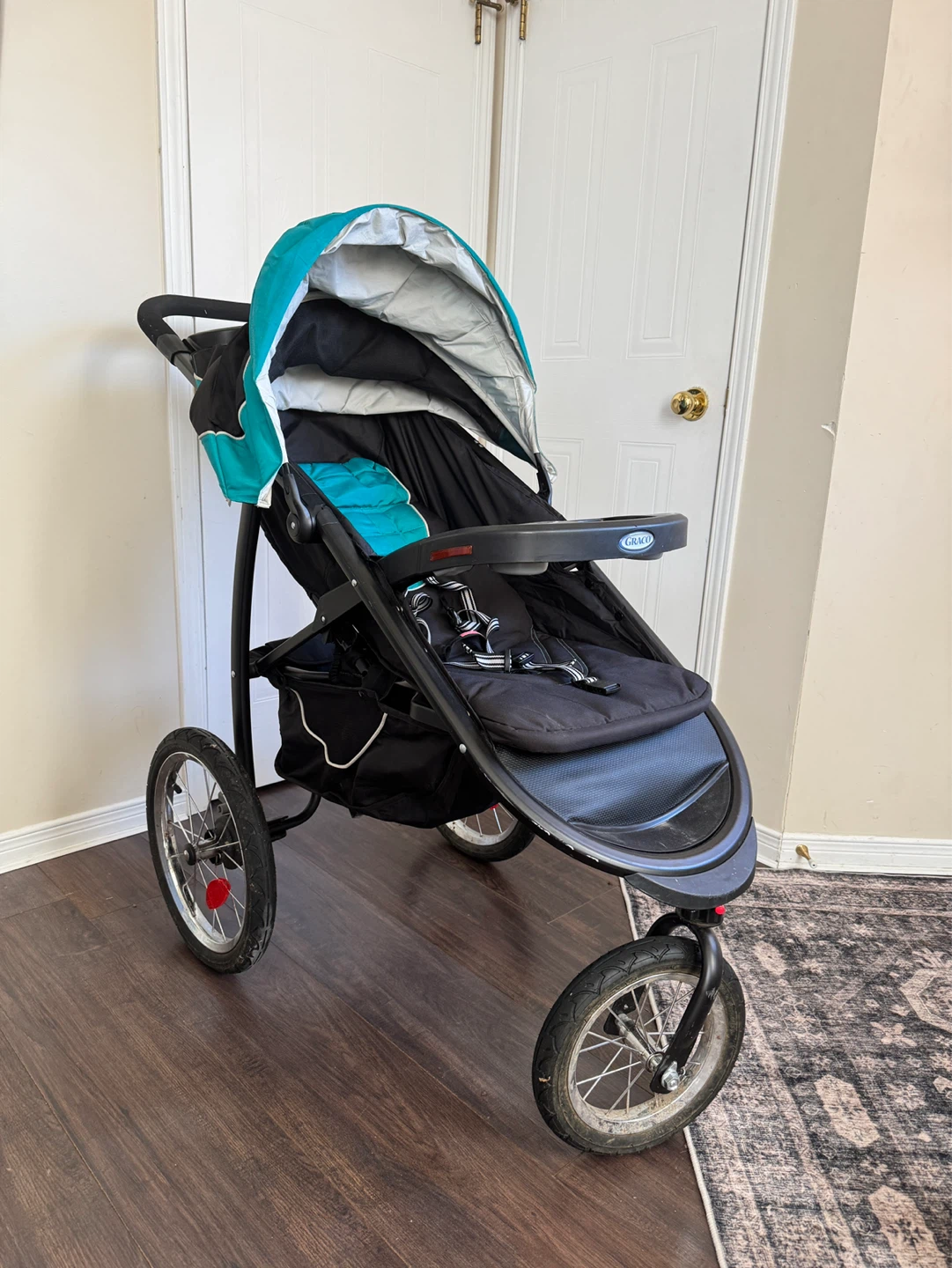 Graco Jogging Stroller + Free Rain & Bug Cover