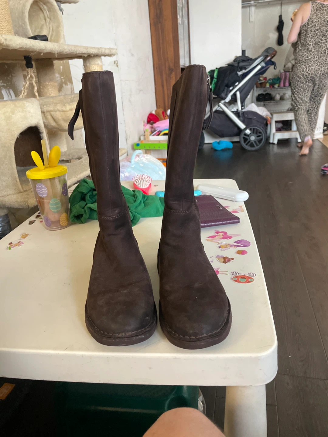 UGG Women's Brown Suede Boots - Size 4 UK / 5.5 US