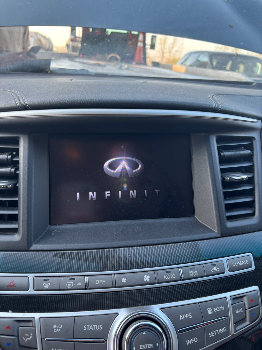 Infiniti Car Stereo Display