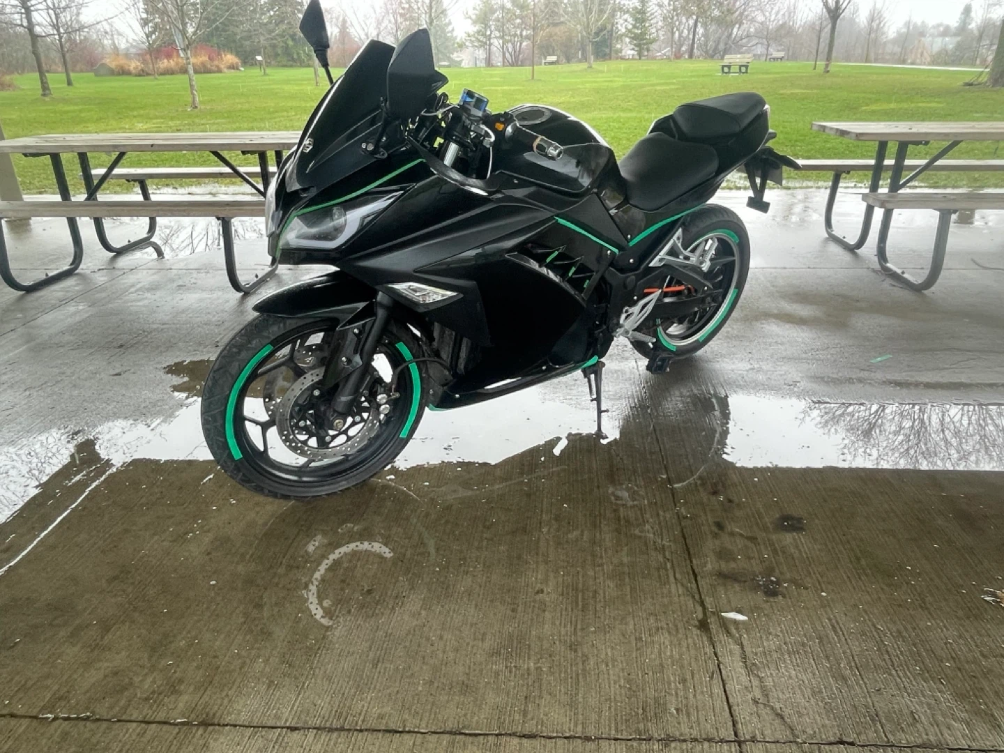 Black Electric Sport Bike - photo 2