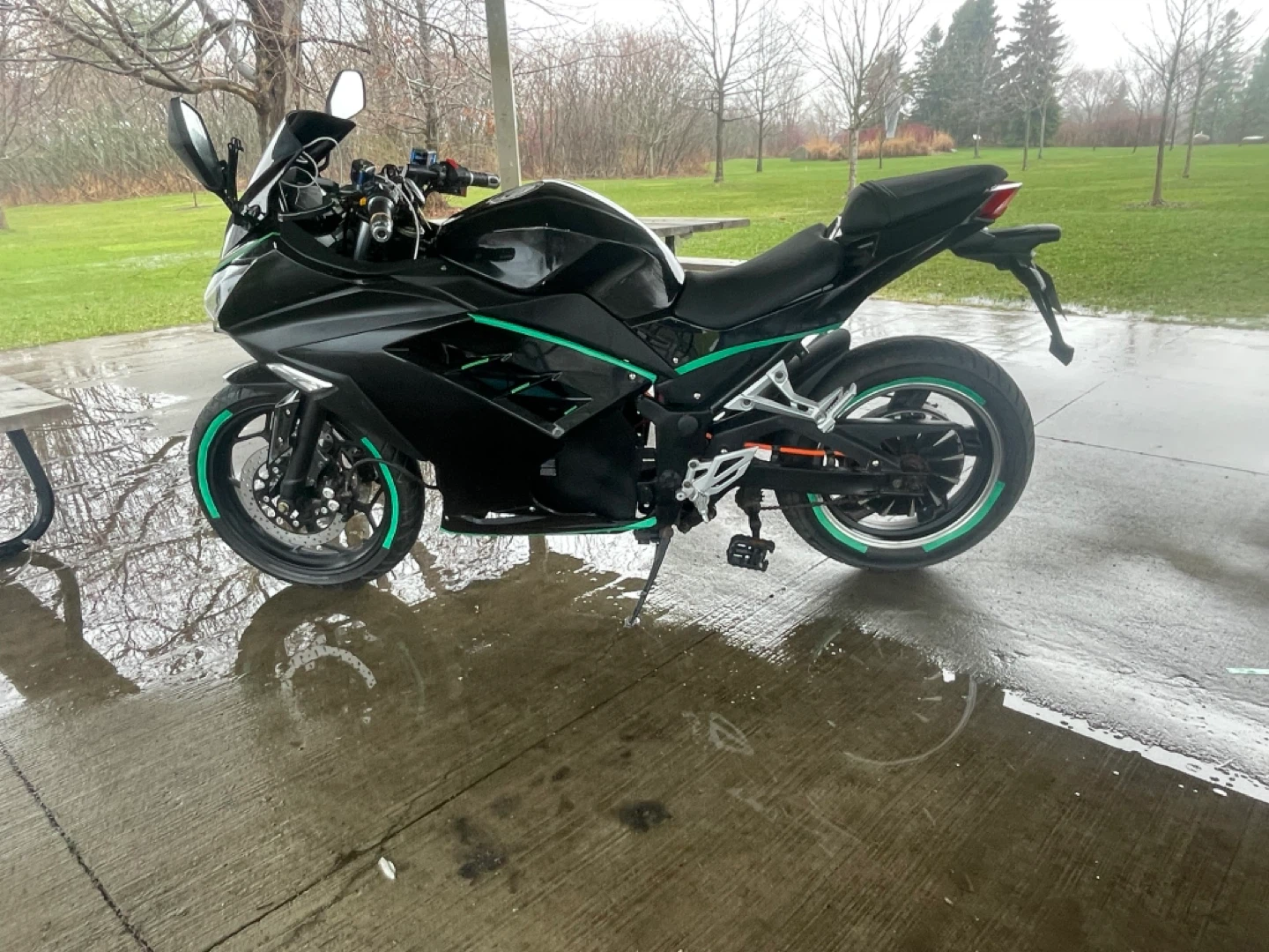 Black Electric Sport Bike - photo 3