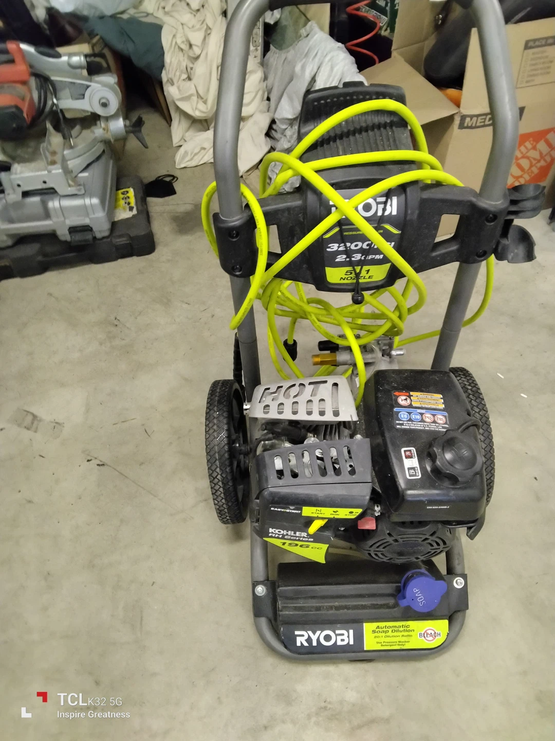 Ryobi 3200 PSI Gas Powered Pressure Washer