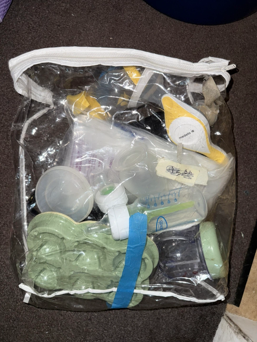 Medela Breast Pump Parts and Accessories in Bag