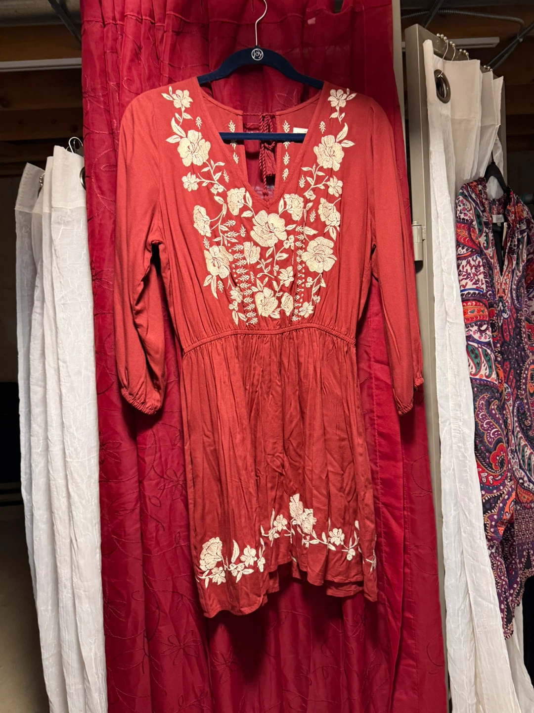 Abercrombie & Fitch Embroidered Dress Size L - photo 2