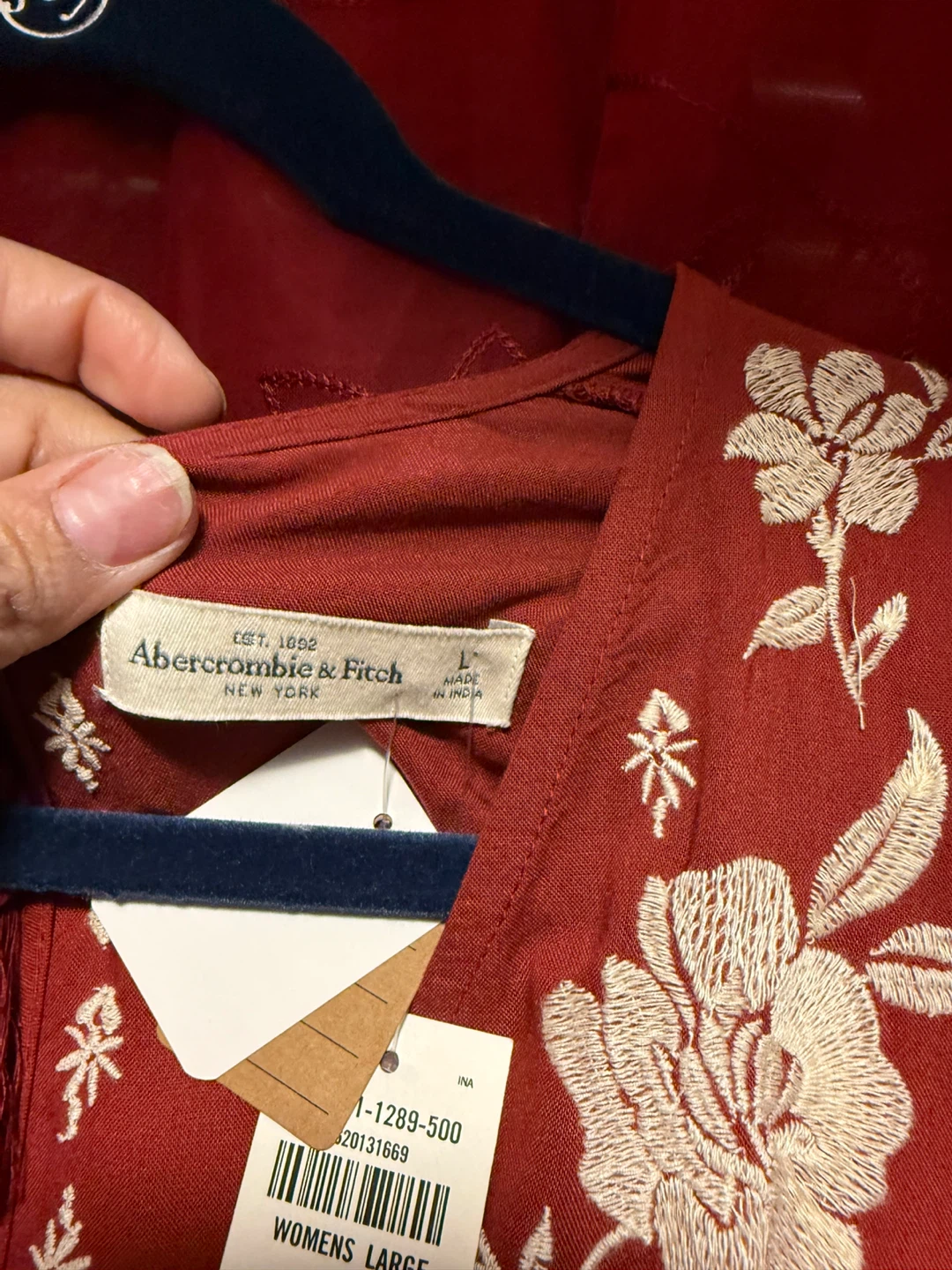 Abercrombie & Fitch Embroidered Dress Size L - photo 4