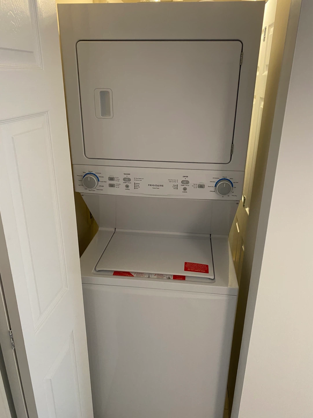 Frigidaire Stackable Washer Dryer