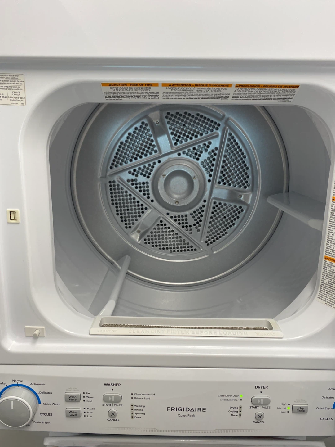Frigidaire Stackable Washer Dryer - photo 2