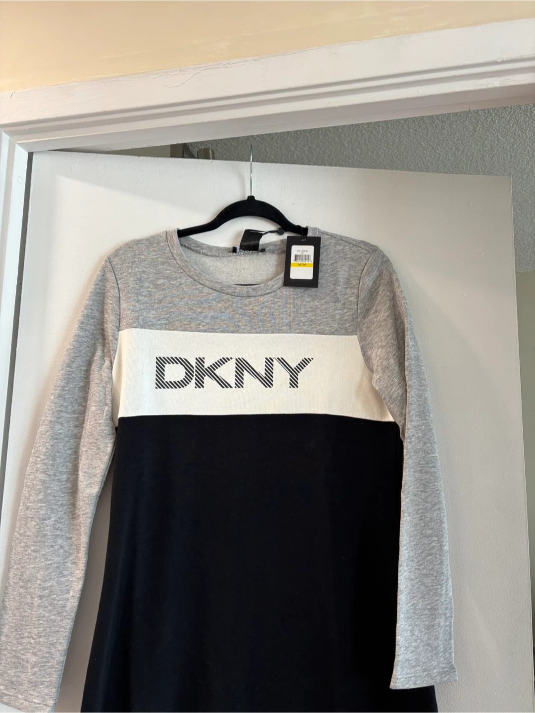 DKNY Women's Colorblock Long Sleeve Dress - photo 2