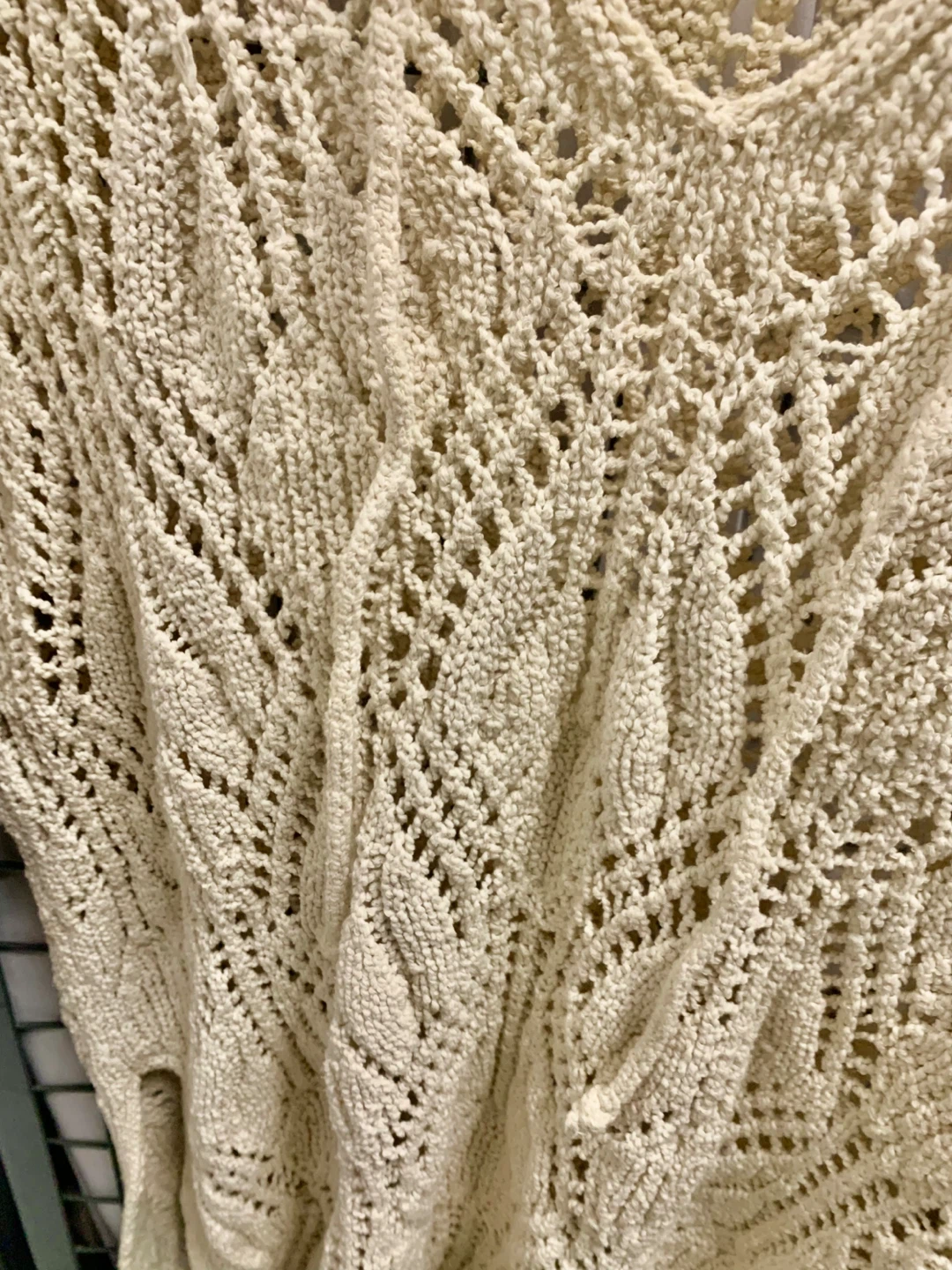 Zara crochet knit long top sweater boho retro - photo 3
