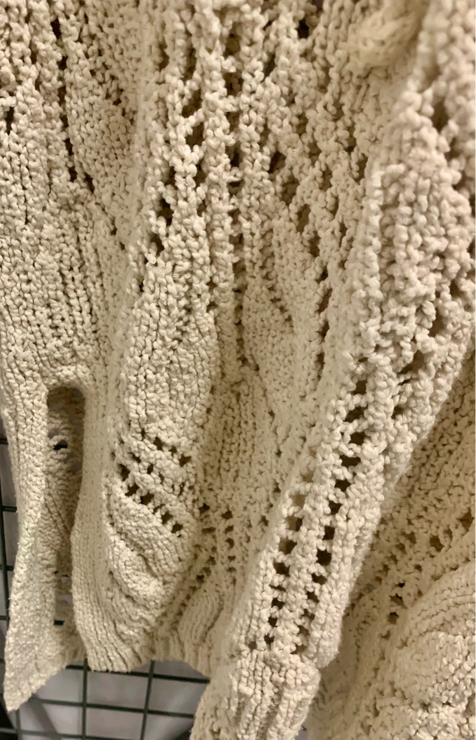 Zara crochet knit long top sweater boho retro - photo 4