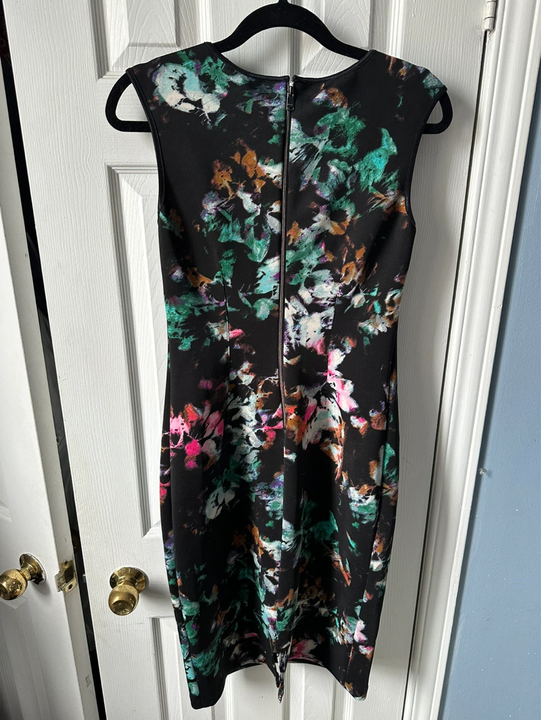 Andrew Marc Black Floral Dress - photo 3