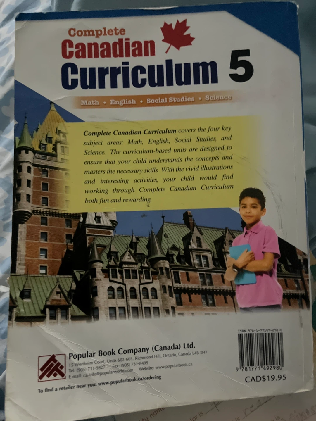 Complete Canadian Curriculum Grade 5 Math Workbook