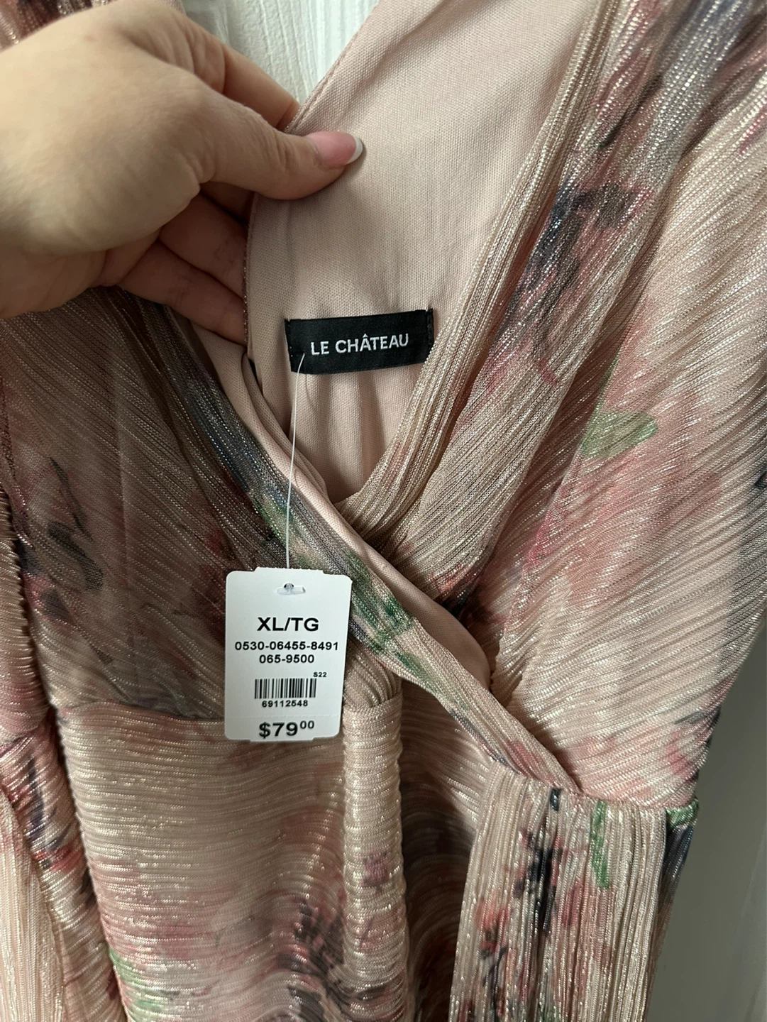 LE CHÂTEAU Floral Print Ruched Wrap Dress - photo 2