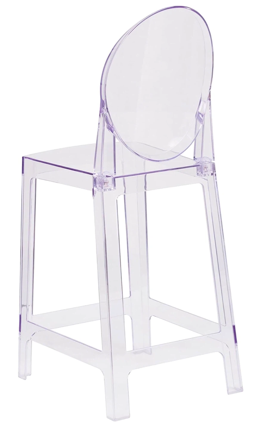 Clear Ghost Barstool - photo 4