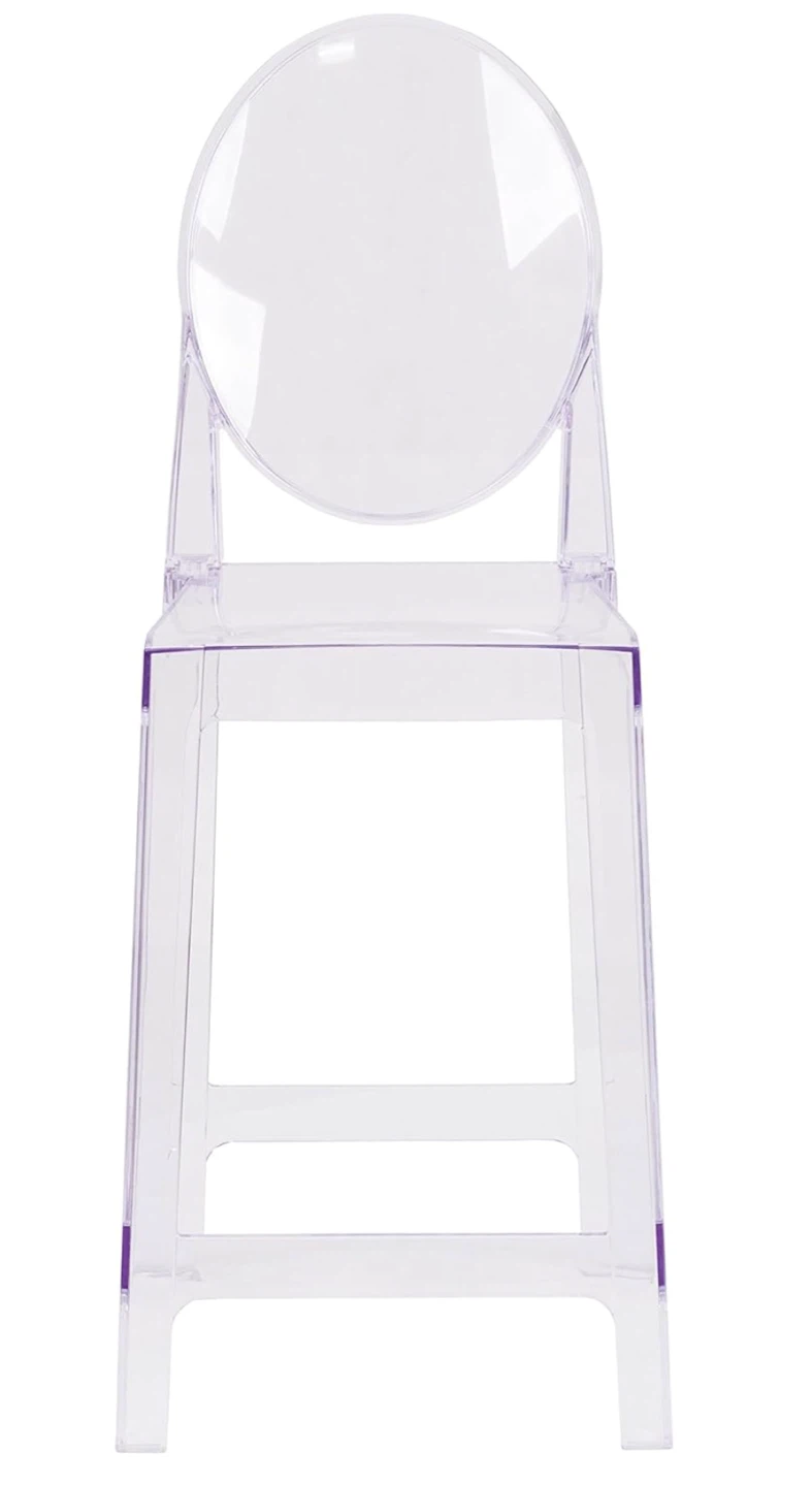 Clear Ghost Barstool - photo 2