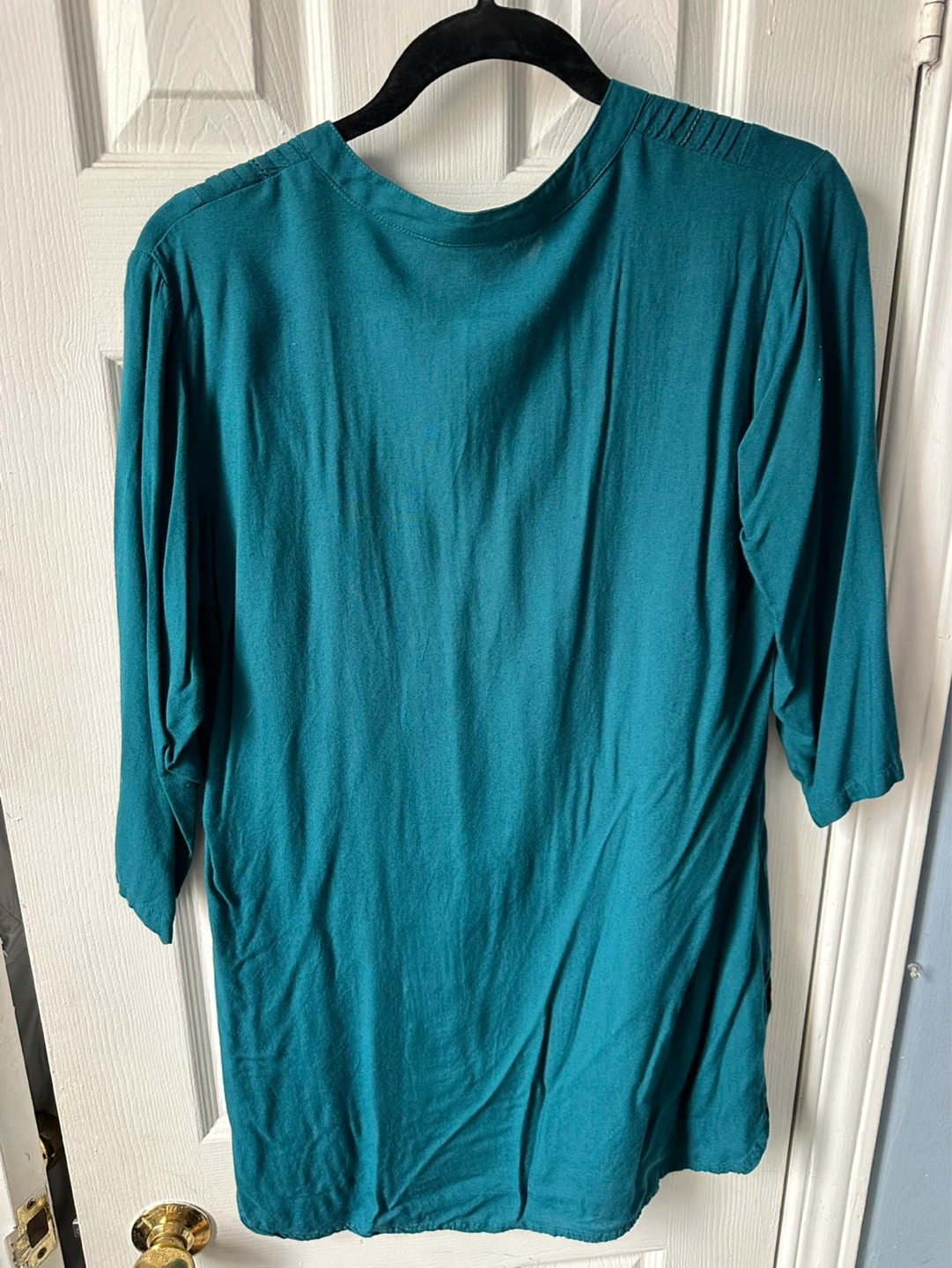 Teal Tunic Top L - photo 3