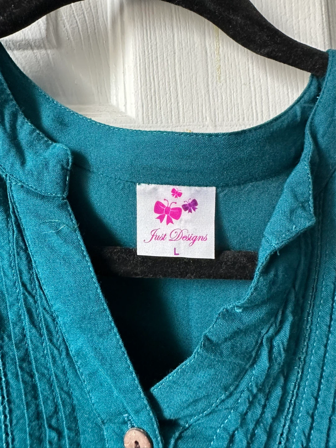 Teal Tunic Top L - photo 2