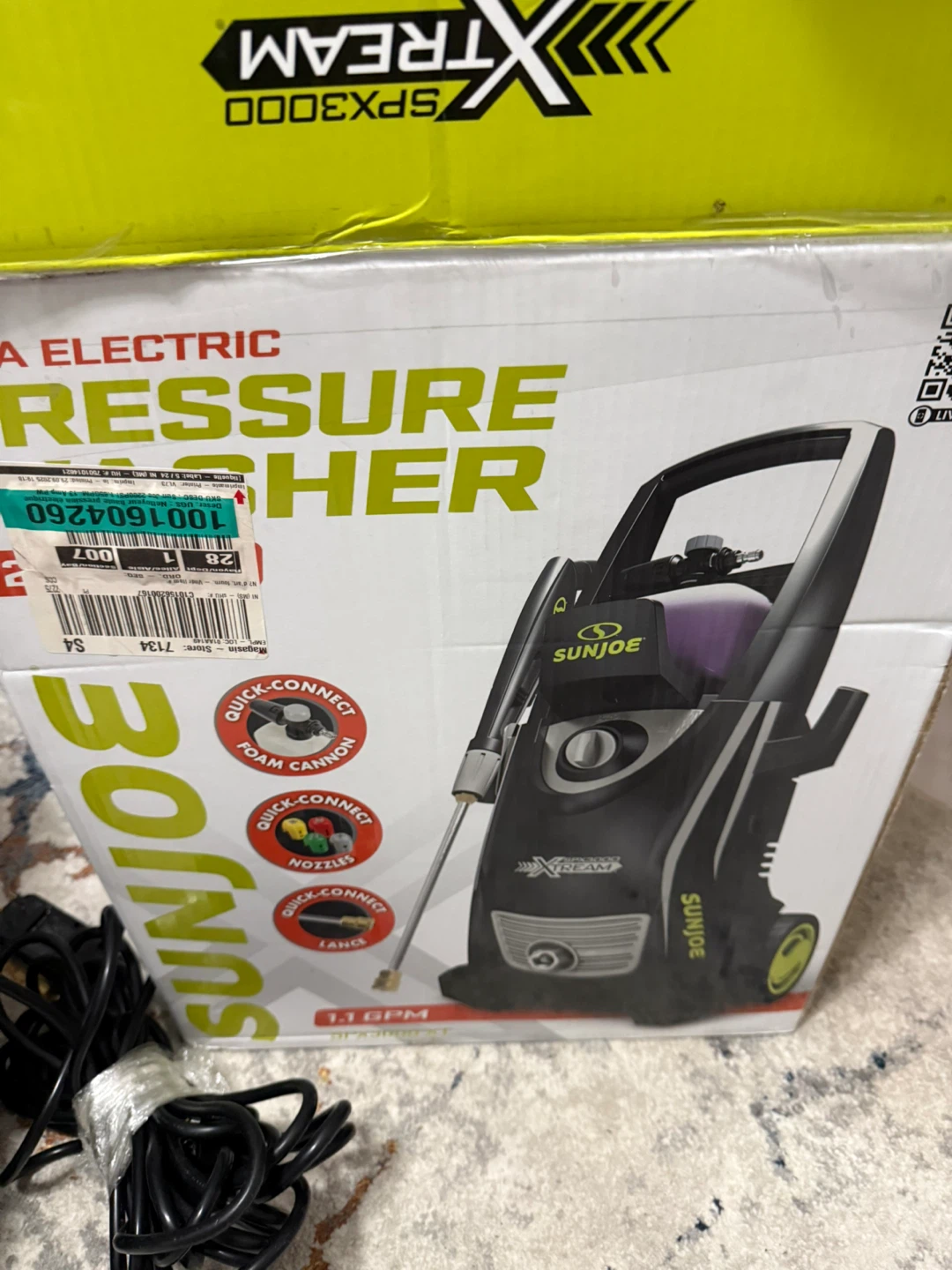 Sun Joe SPX3000 Electric Pressure Washer