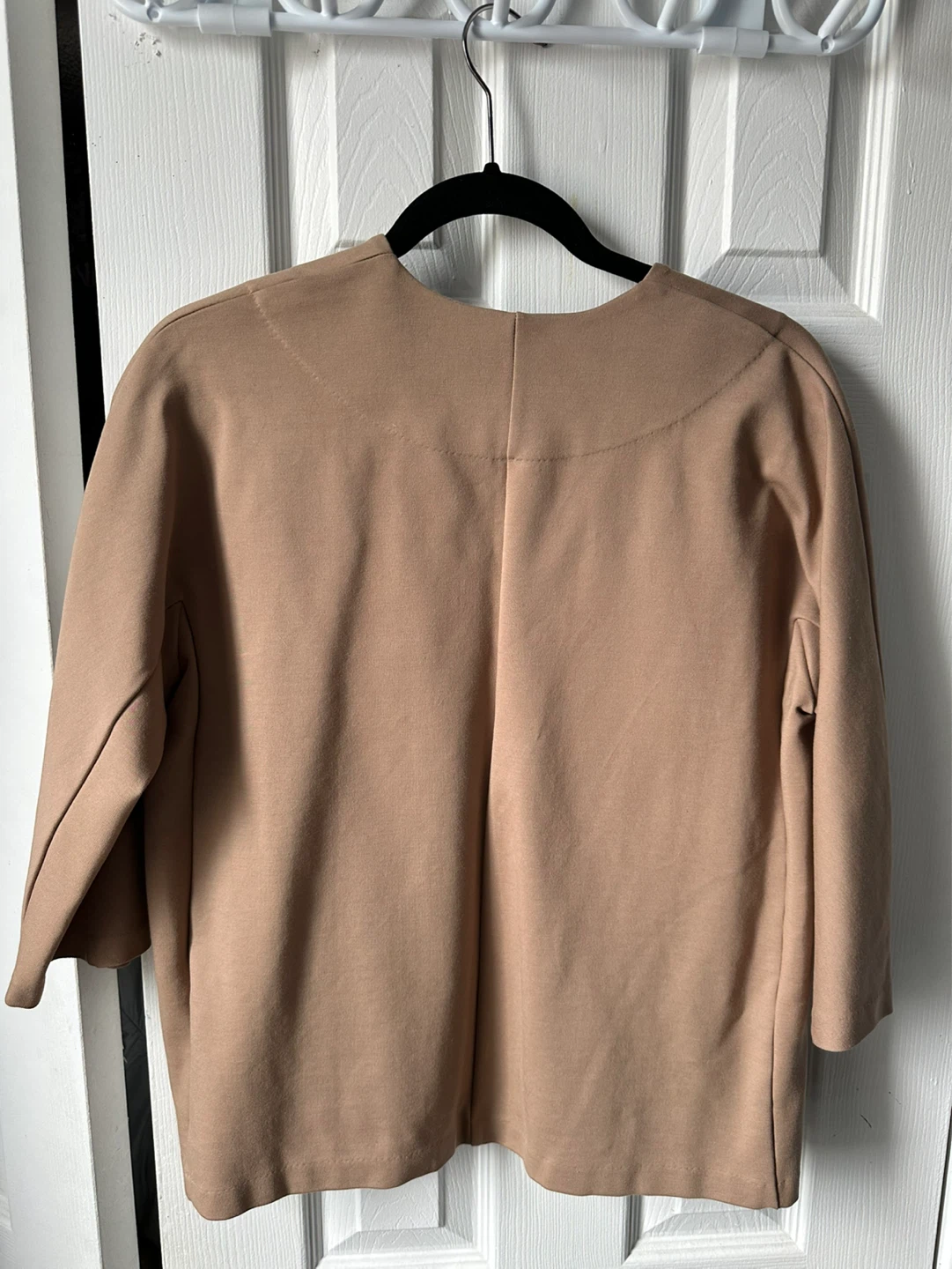 OAK + FORT Beige V-Neck Top - Size M - photo 3