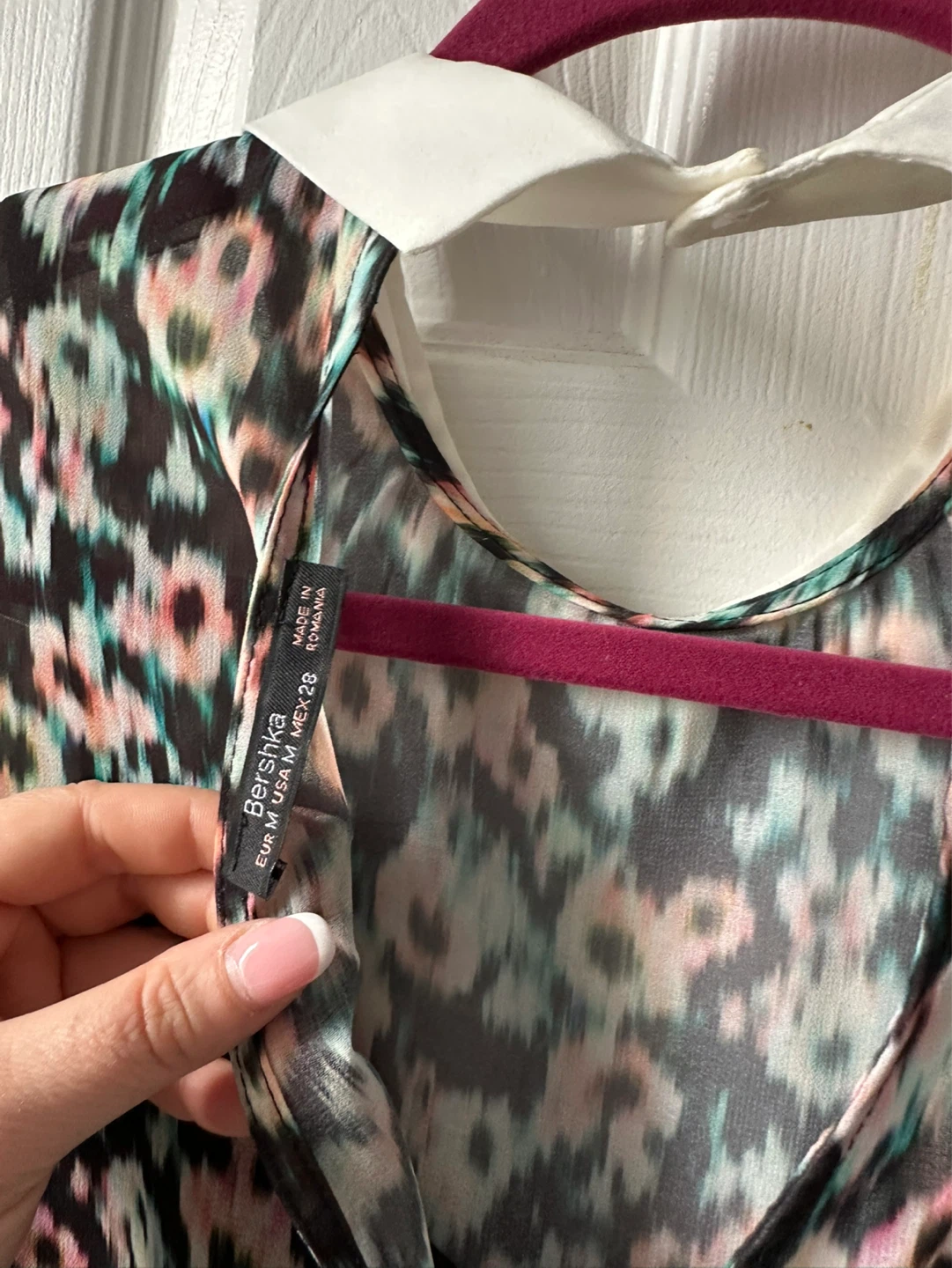 Bershka Floral Print Dress - Size M - photo 2
