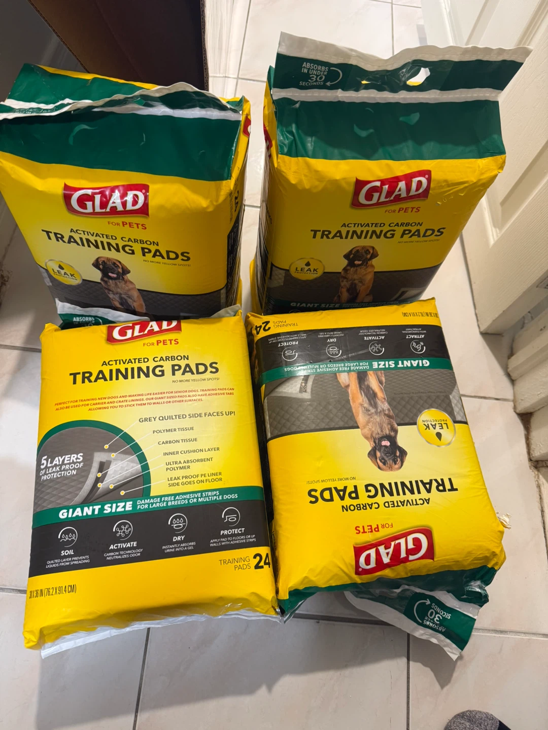 Glad For Pets Activated Carbon Training Pads