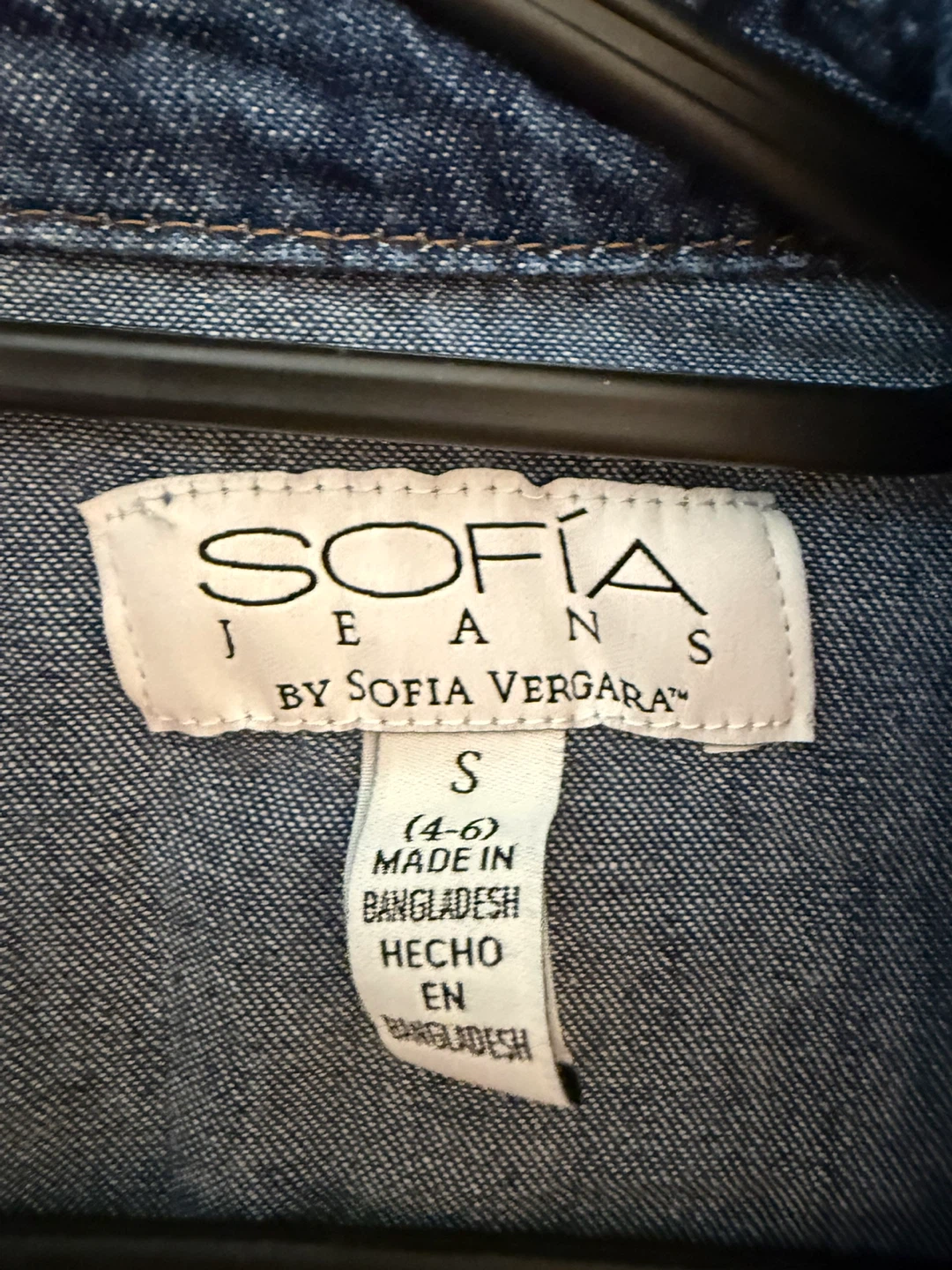📛Sofia Vergara Denim Button-Up Shirt - Women’s S📛 - photo 2