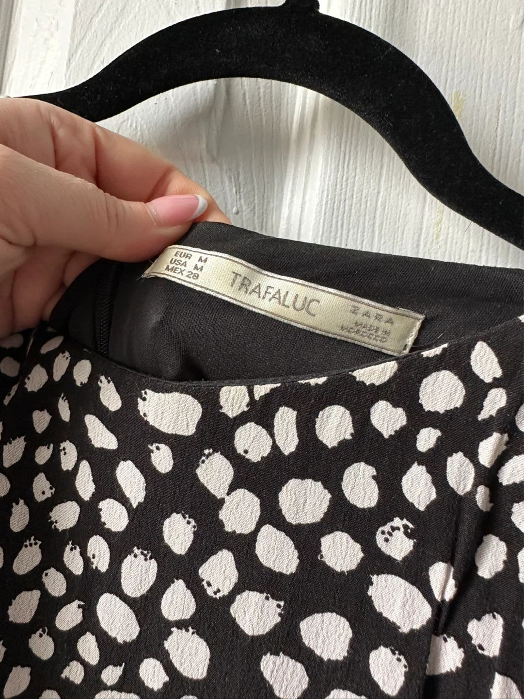 Black and White Polka Dot Dress - Medium - photo 2
