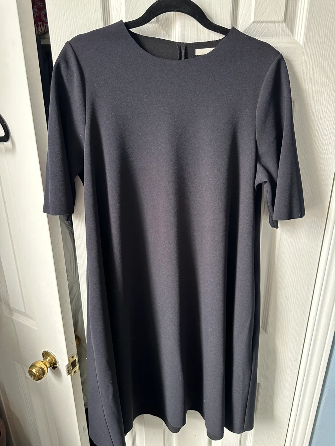 Oak + Fort Black Dress - Size M