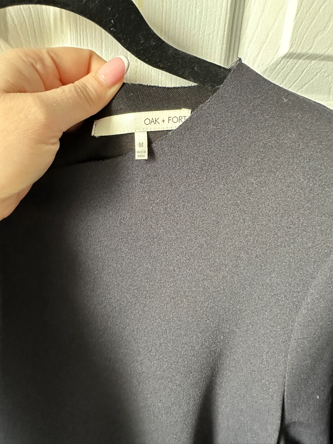 Oak + Fort Black Dress - Size M - photo 2