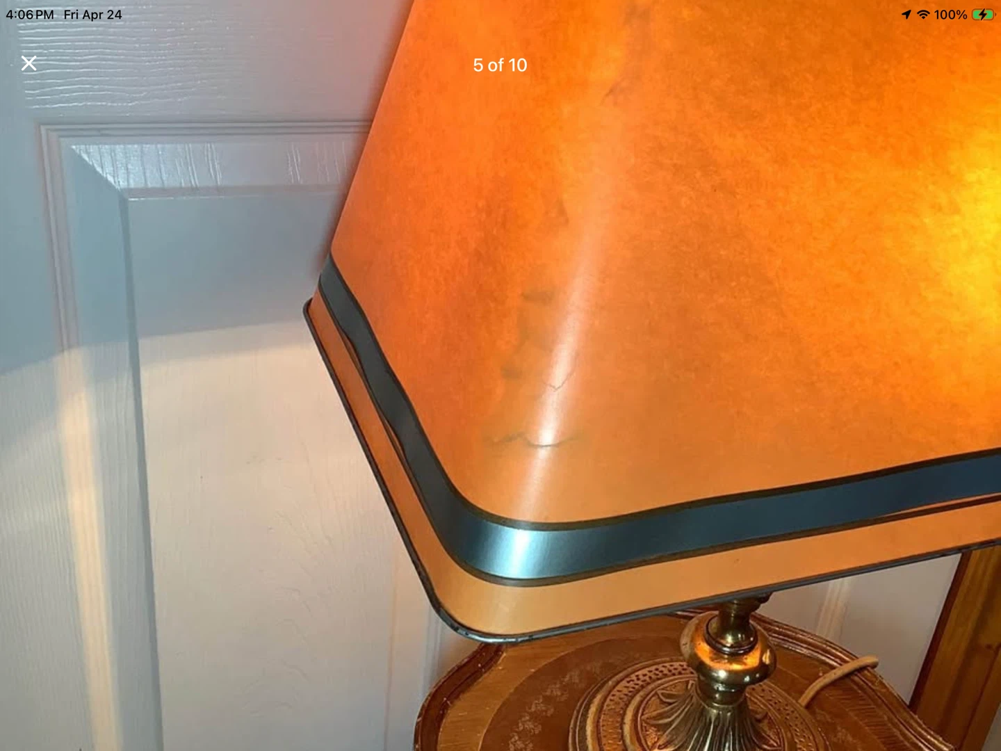 Ant/Vt 4 Footed 3 Candle Stick Lang Bouillotte Lamp 🐞 - photo 4