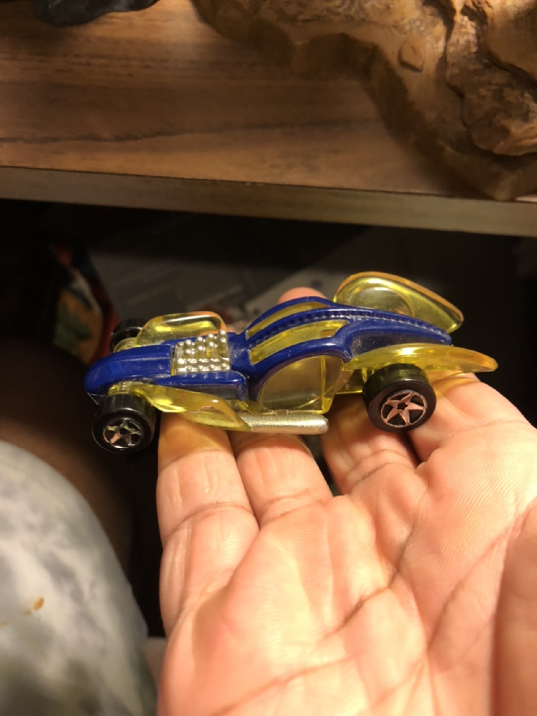 Hot Wheels Blue and Yellow Toy Car 2006
