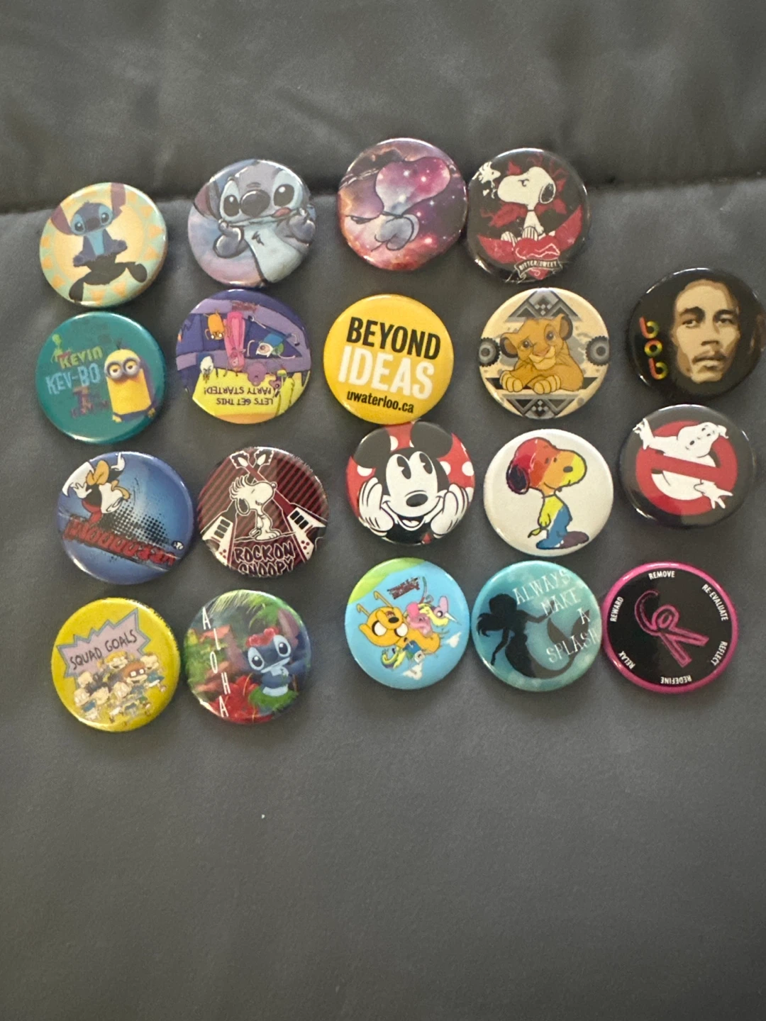 Collection of Character and Event Pins