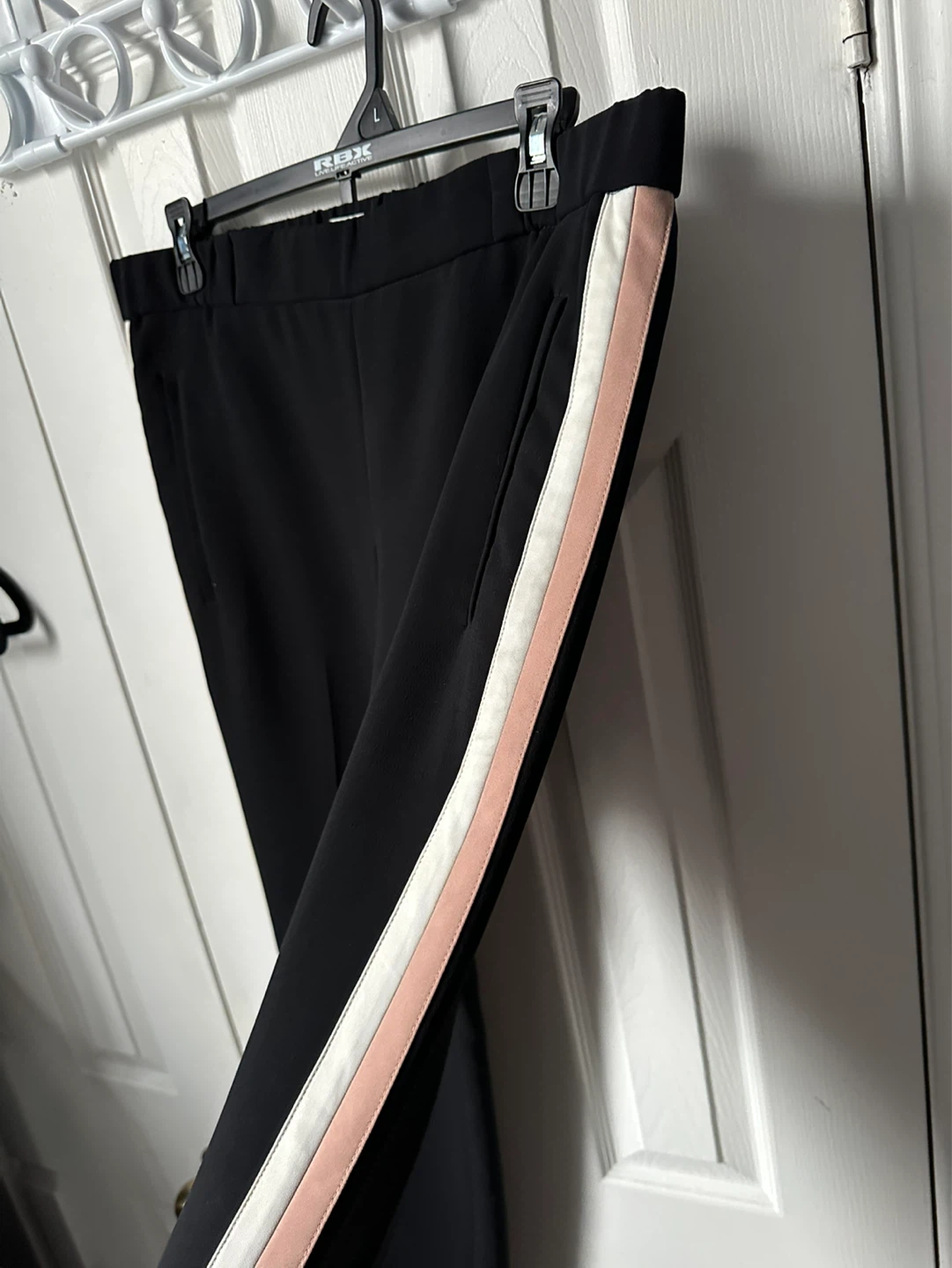 Wilfred Black Pants with Side Stripe Size 10