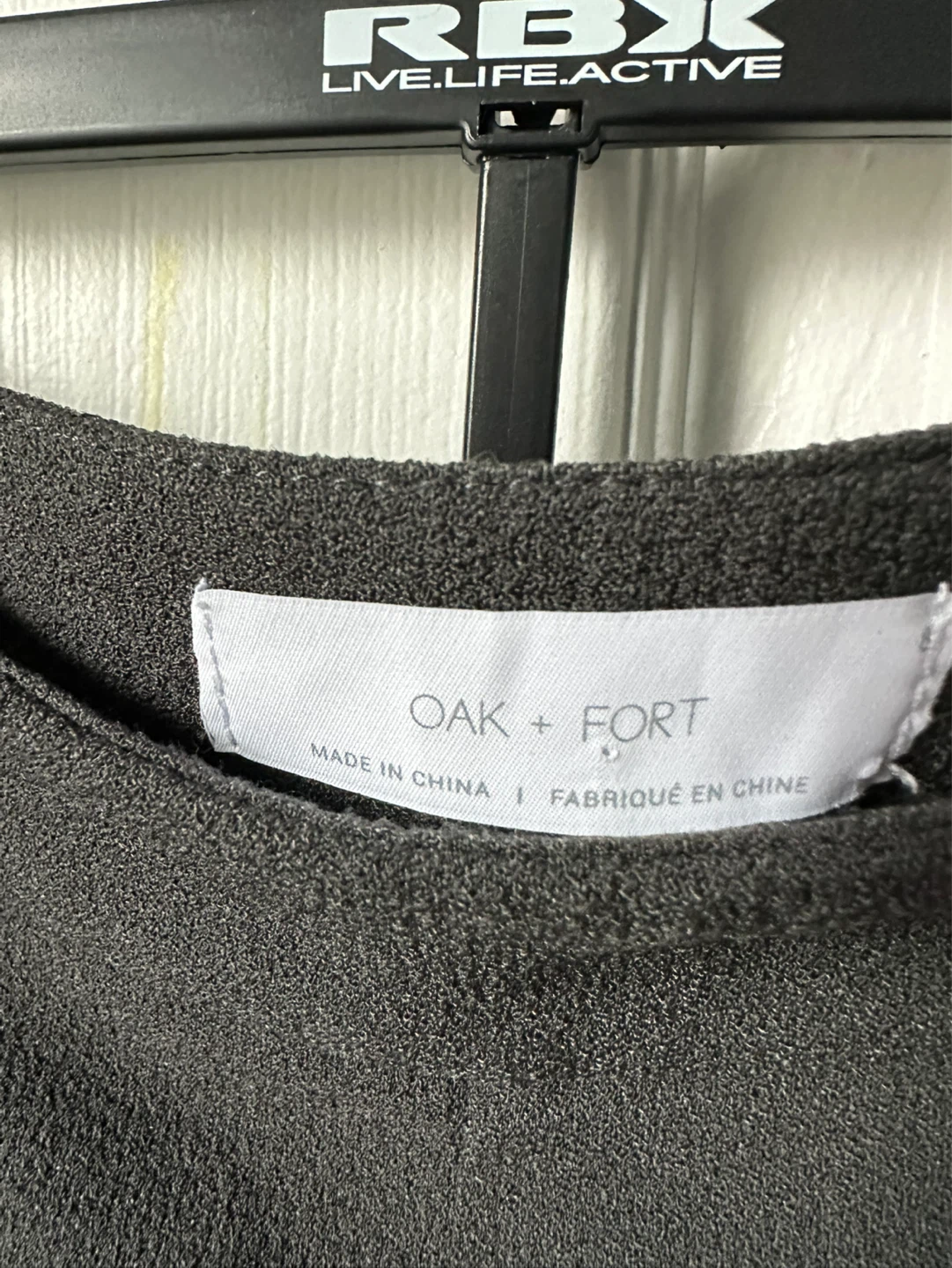 Oak + Fort Black Wide Leg Cropped Pants - photo 3