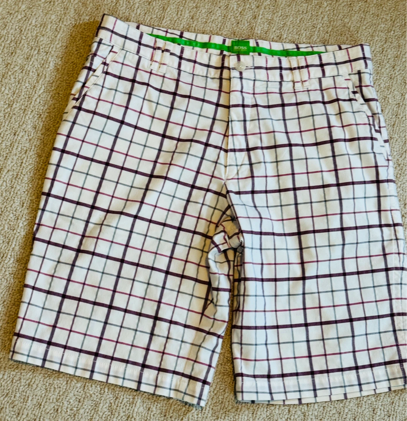 BOSS Hugo Boss Plaid Golf Shorts Men's Size (Unknown) - photo 3