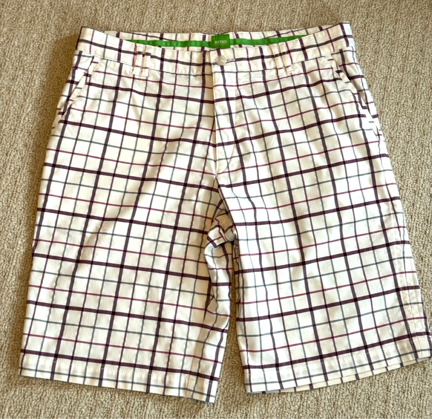 BOSS Hugo Boss Plaid Golf Shorts Men's Size (Unknown)