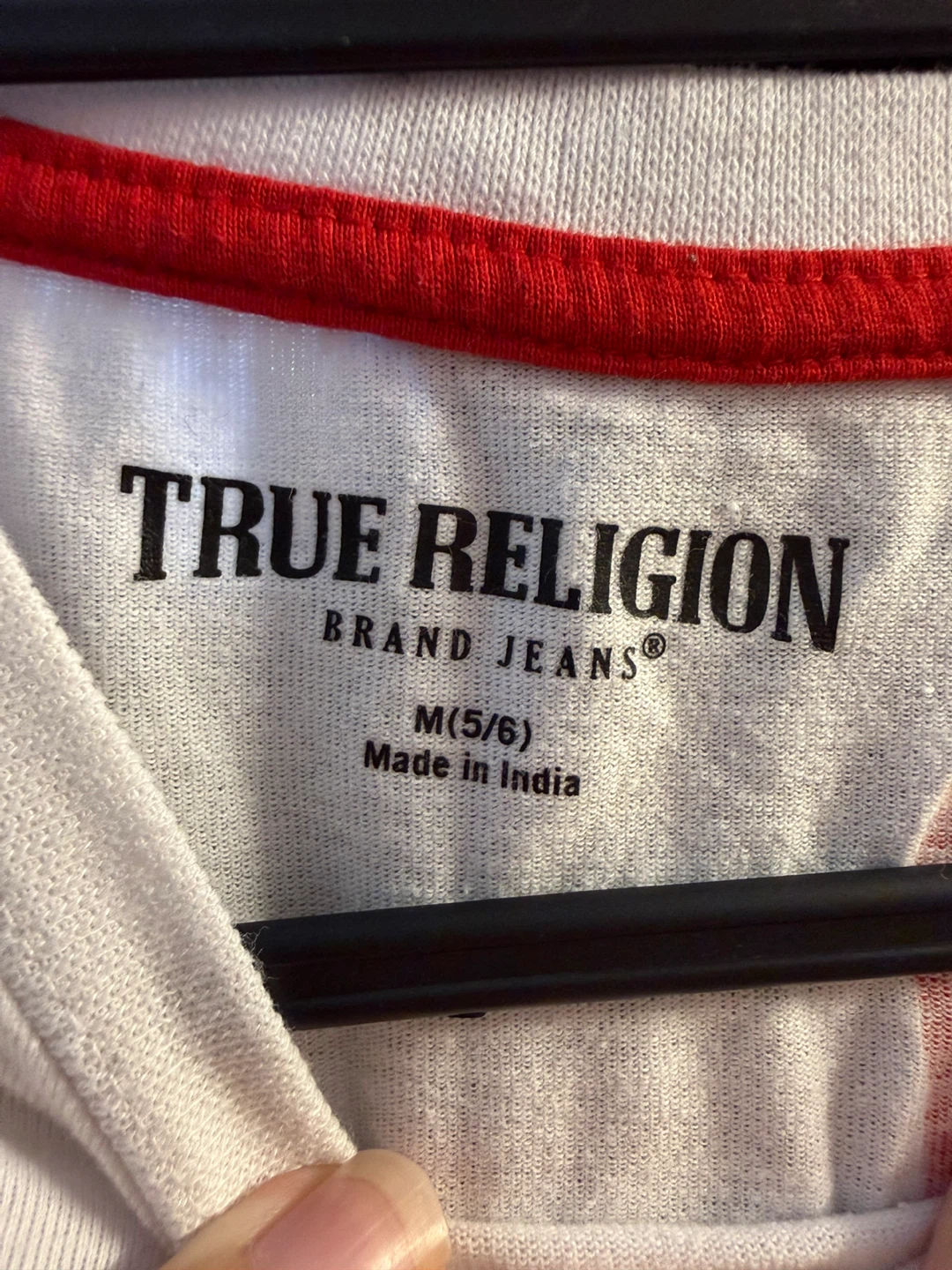👶True Religion Boys/Girls Logo Tee – Kids M 5/6👶 - photo 3