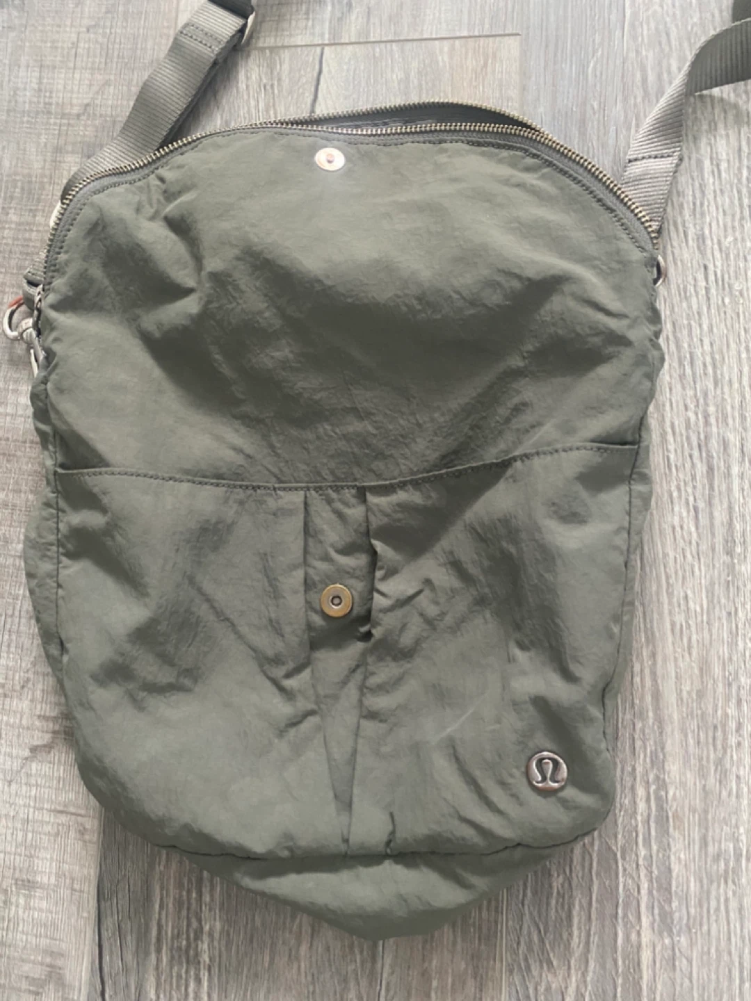 Lululemon Crossbody Bag Olive Green