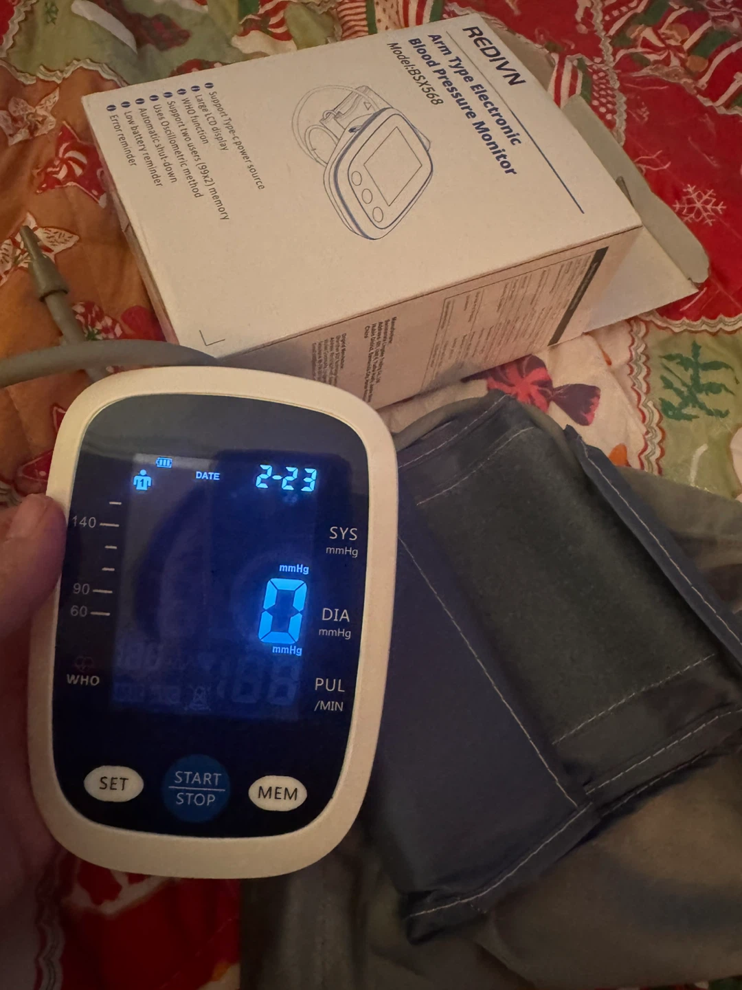 REDIVN Arm Type Electronic Blood Pressure Monitor