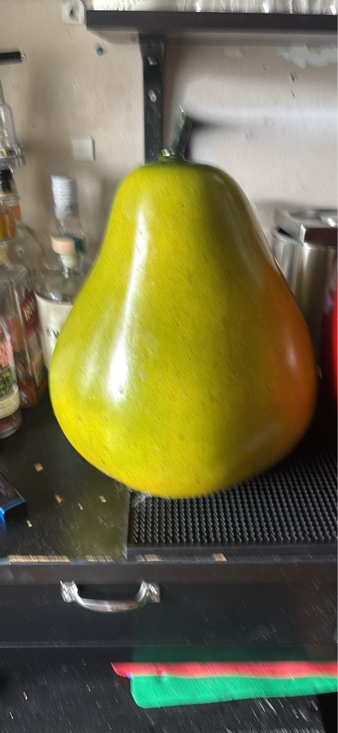 Large Red Apple And Pear Decor 🌱