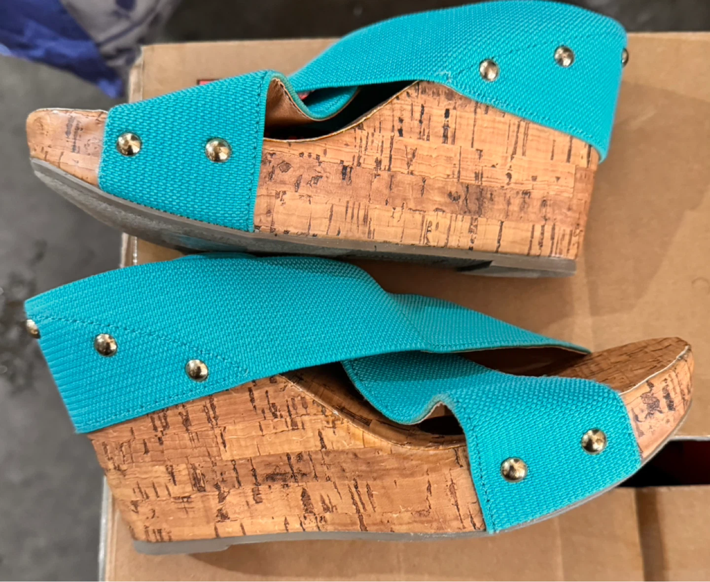 Montego Bay Club Turquoise Wedge Sandals - photo 2
