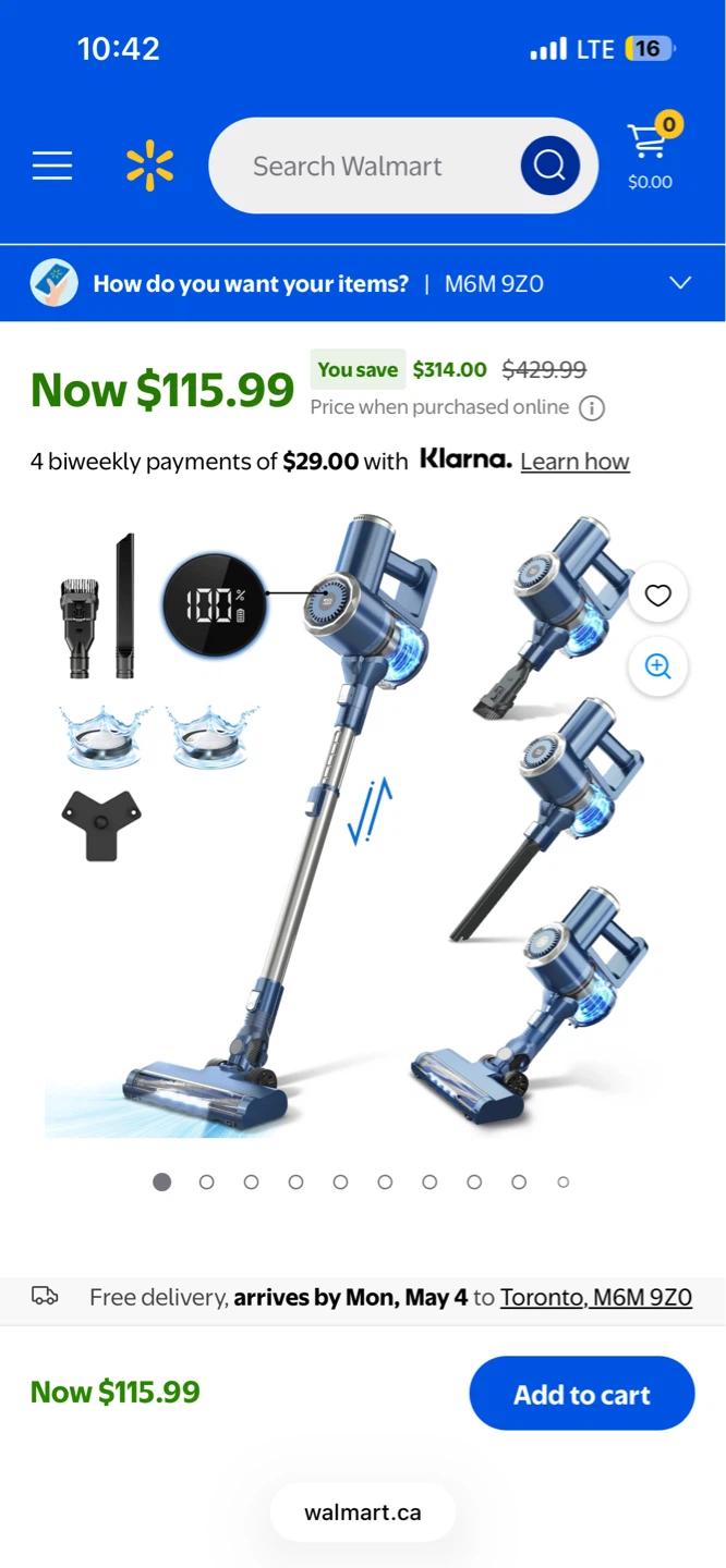 PRETTYCARE Cordless Vacuum Cleaner
